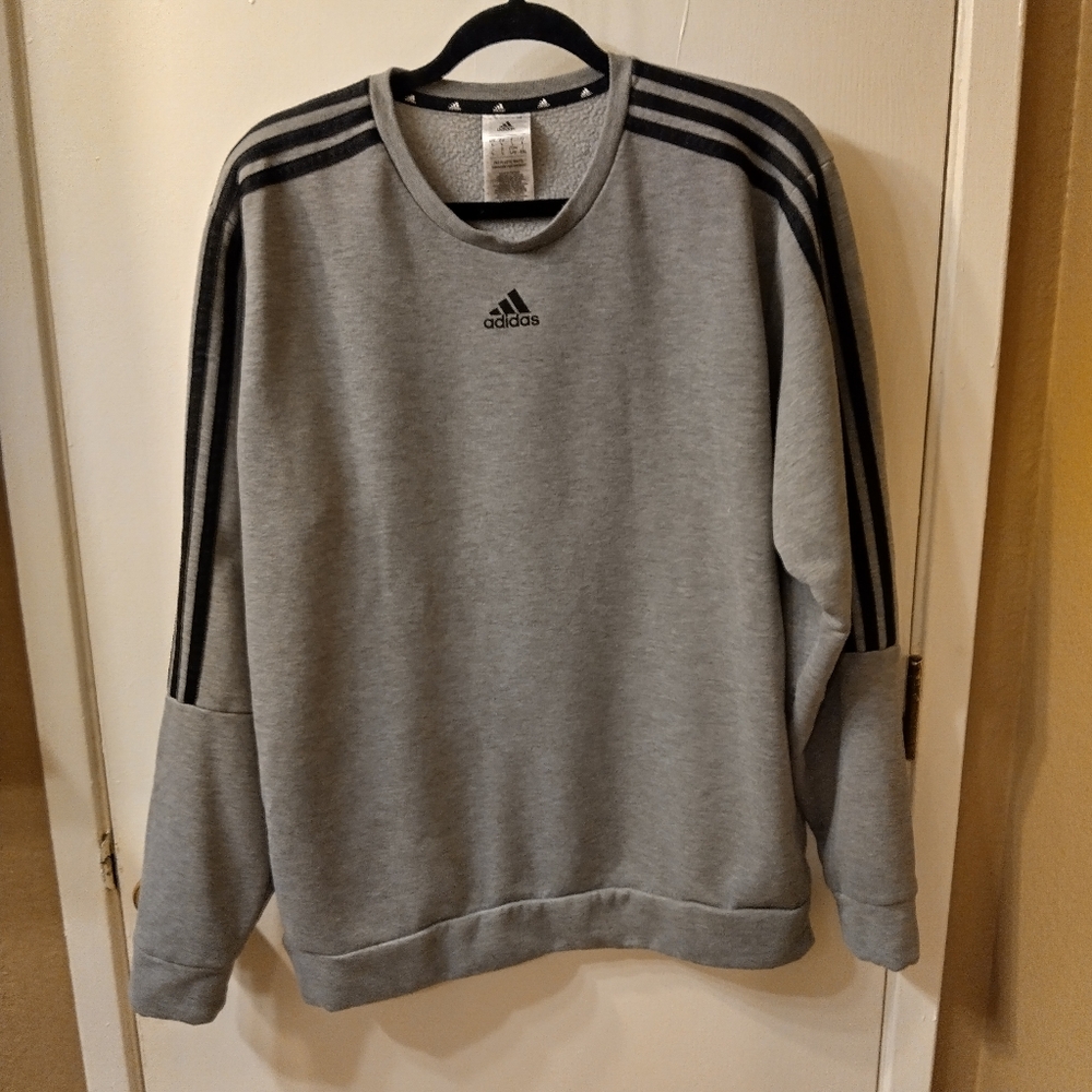 Men's Adidas 3 stripe sweater